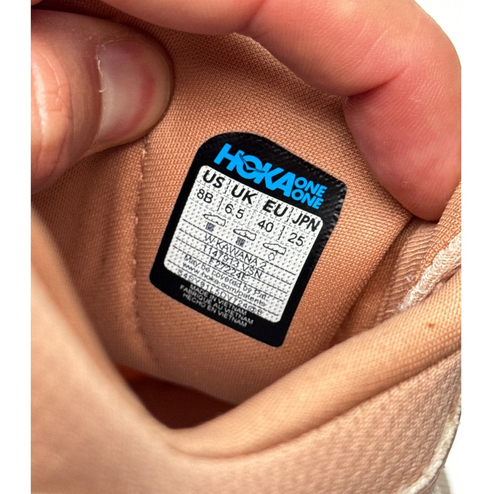 Hoka Kawana 2 Women 8B Running Shoes Vanilla Rose Gold 1147913 VSN Sneaker - Picture 7 of 13